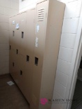 Four Locker sections