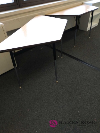 Room 300 2 trapezoid tables
