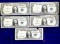 Five One Dollar Silver Certificates