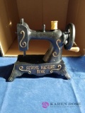 Sewing Machine Cast Iron Mechanical Bank