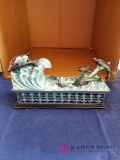 Dolphins Cast Iron Mechanical Bank
