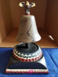 Liberty Bell Cast Iron Mechanical Bank