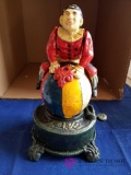 Clown Acrobat Cast Iron Mechanical Bank