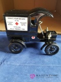 1905 Red Cross Delivery Car Bank