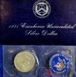 1971 Eisenhower Uncirculated Silver Dollar