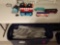 Lionel O gauge rail cars, track and transformers