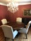 Arhaus Round dining room table with four chairs