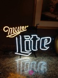 Miller lite neon sign