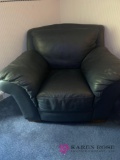3rd Floor Large overstuff leather chair