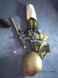 Third-floor paintball gun and accessories