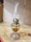 Glass Oil Lamp With Clear Globe
