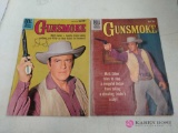 Two Dell 1960 Gunsmoke Comic Books