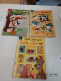 Three Dell Disney Comic Books