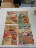 Four 1950's Railroad Comic Books
