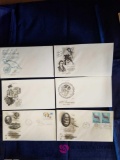 36 First Day Issue Stamps