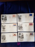 50 State Flags First Day Issue Stamps