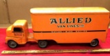 Metal 1950's Allied Van Lines Tractor-Trailer