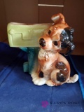 Vintage Dog Planter