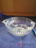 Glass Bowl With Handle and Pourer