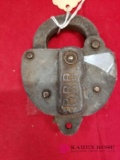 Pennsylvania Railroad Lock With Key