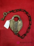 Pittsburgh & Shawmut Railroad Lock With Key