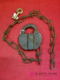 Baltimore & Ohio Railroad Lock With Key