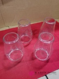 Lot Of Four Dietz Clear Railroad Lantern Globes