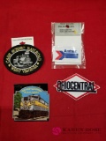 Four Railroad Patches