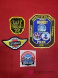 Four Railroad Patches