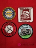 Four Railroad Patches