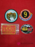 Four Railroad Patches