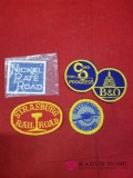 Four Railroad Patches