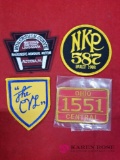 Four Railroad Patches