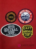 Four Railroad Patches