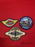 Three Railroad Patches