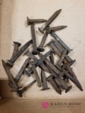 25 Embossed Railroad Spikes