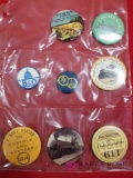 Eight Railroad Badges