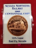 2006 Nevada Northern Railway Centennial Coin