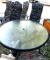 Glass top table and chairs