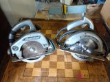 Two vintage circular saws c1
