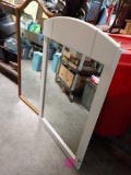 Two framed mirrors c1