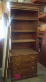 End cabinet with desk C1