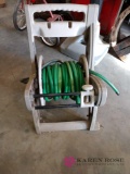 Garden hose cart with hose b1