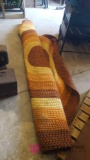 Large oval braided rug B1