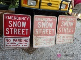 3 18 in emergency snow street signs b1