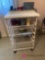 Nice rolling cart with drawers and misc.