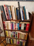 30 inch bookshelf with books