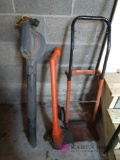 Electric yard tools and cart