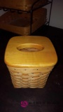 Longaberger tissue basket 1998