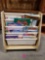 Wood And Cloth Book Holder With Books